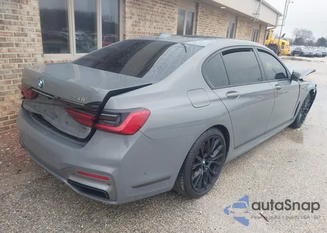 2022 BMW 750 I xDrive из США, поврежденный, VIN WBA7U2C07NCH64329